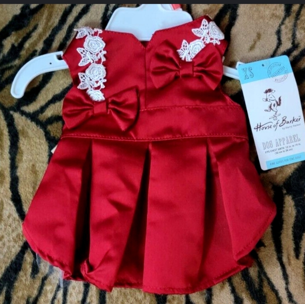 Dog House of Barker Red Dress Size M
